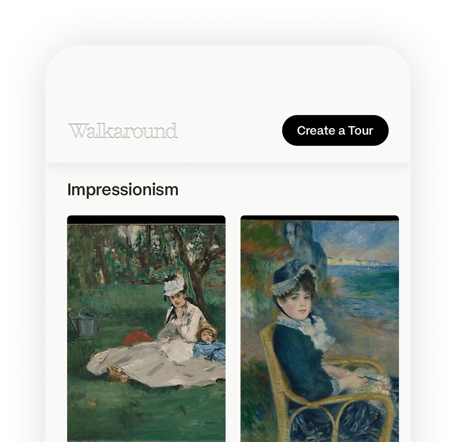 see centuries of art in
a million different ways.