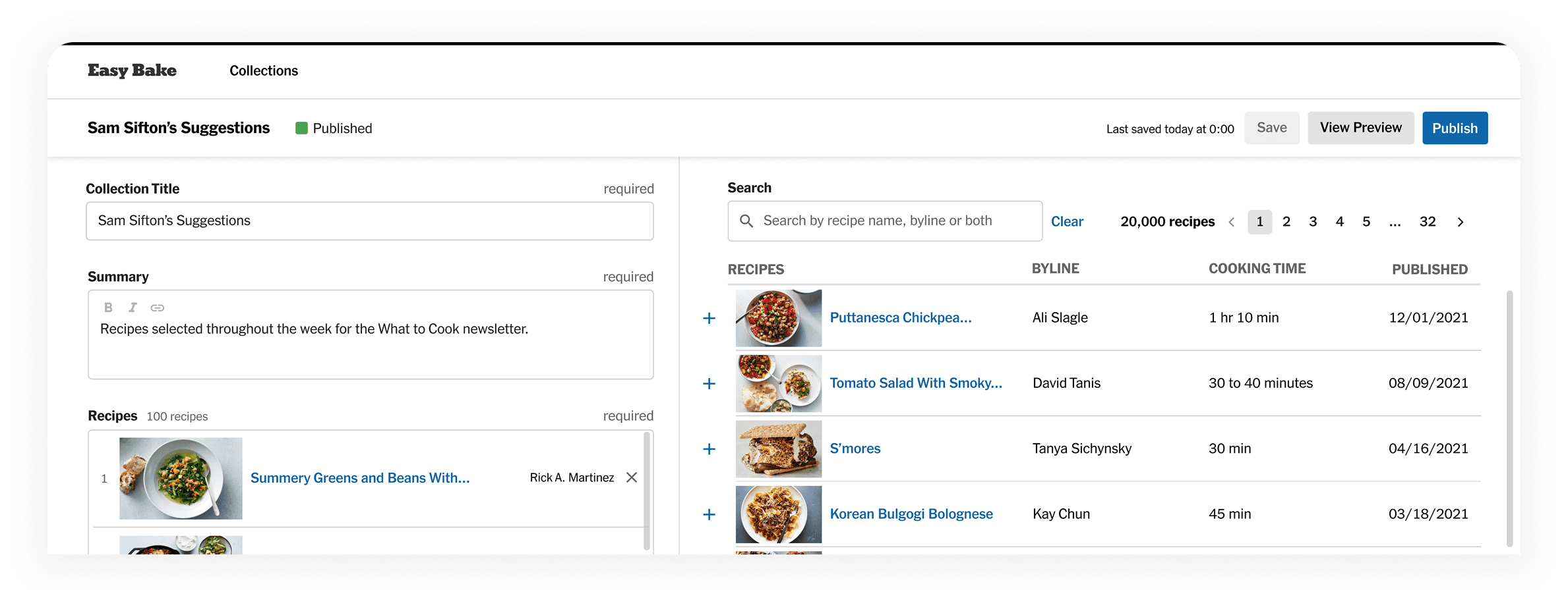 think of it as a digital
mis-en-place.