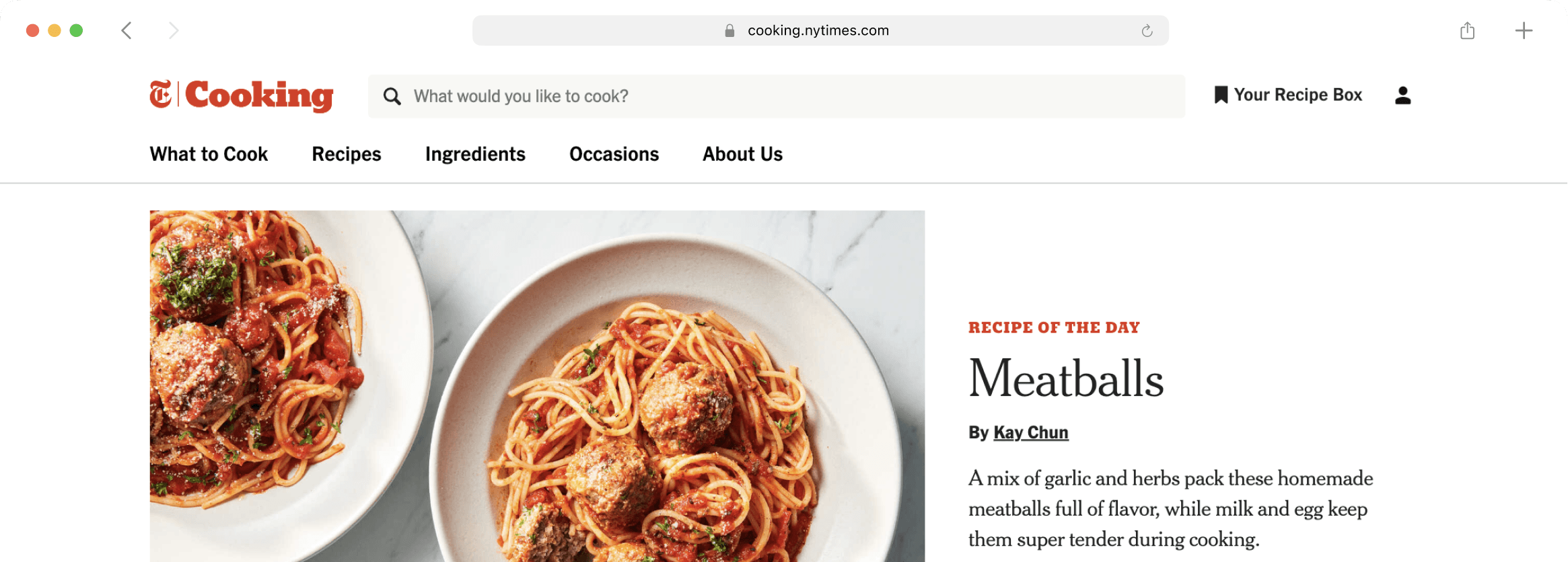 we eat with
our eyes first.